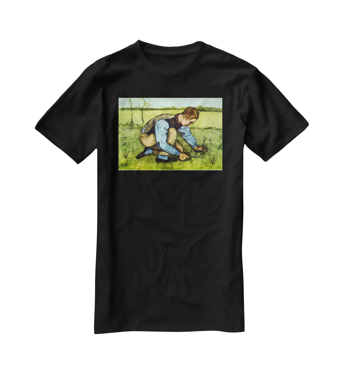 Cutting Grass T-Shirt - Canvas Art Rocks - 1