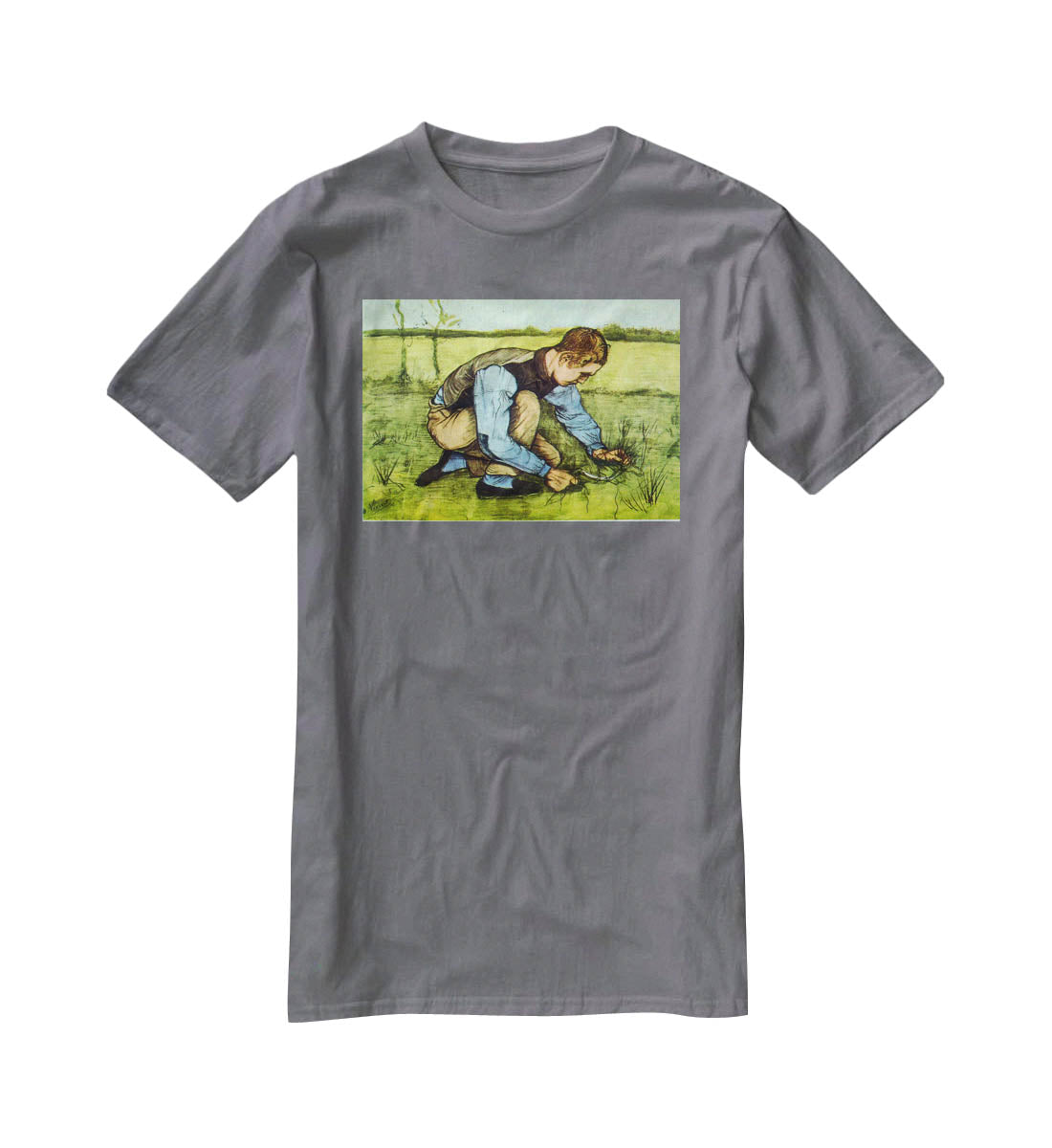 Cutting Grass T-Shirt - Canvas Art Rocks - 3