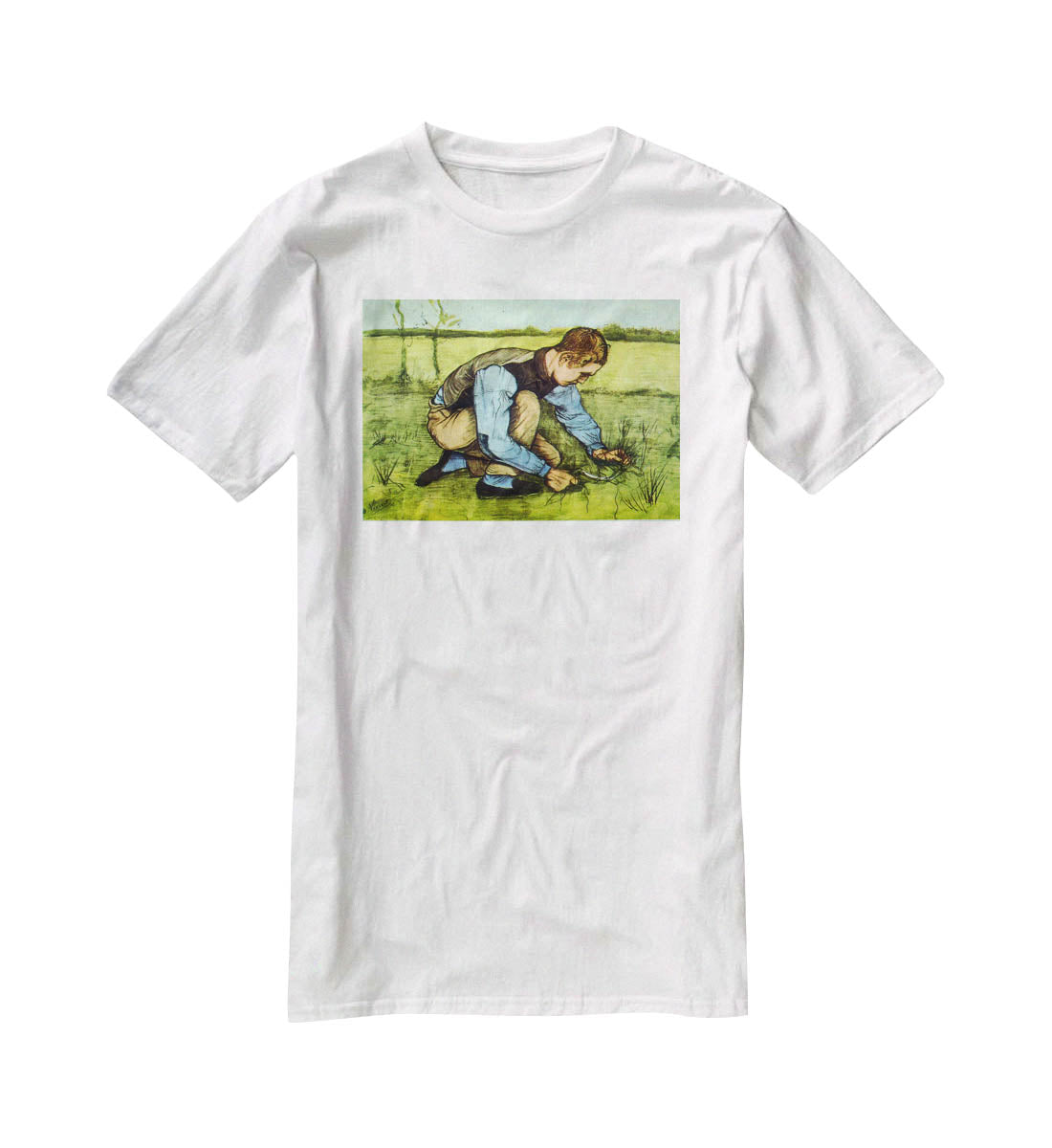 Cutting Grass T-Shirt - Canvas Art Rocks - 5