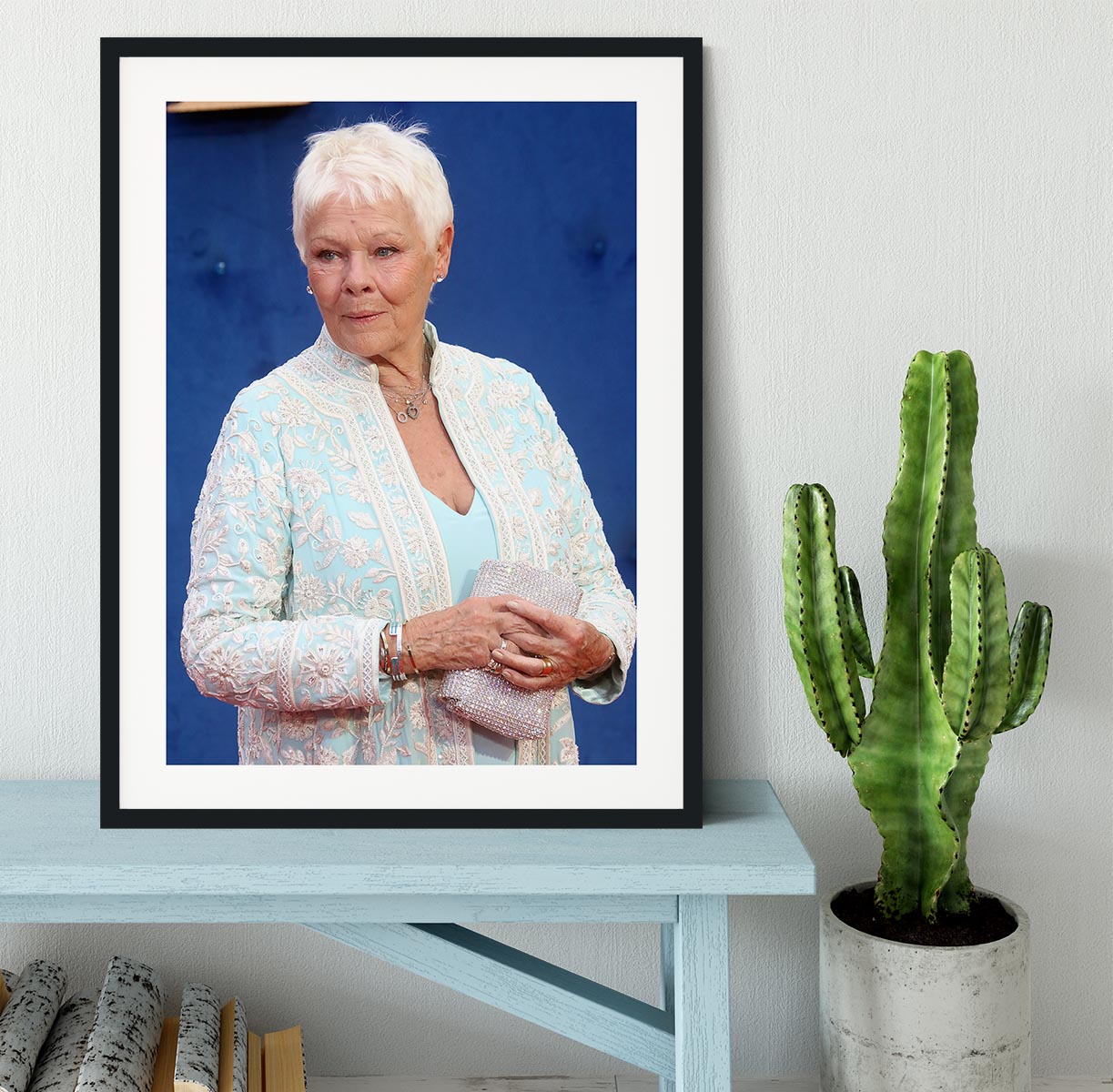 Dame Judi Dench Framed Print - Canvas Art Rocks - 1
