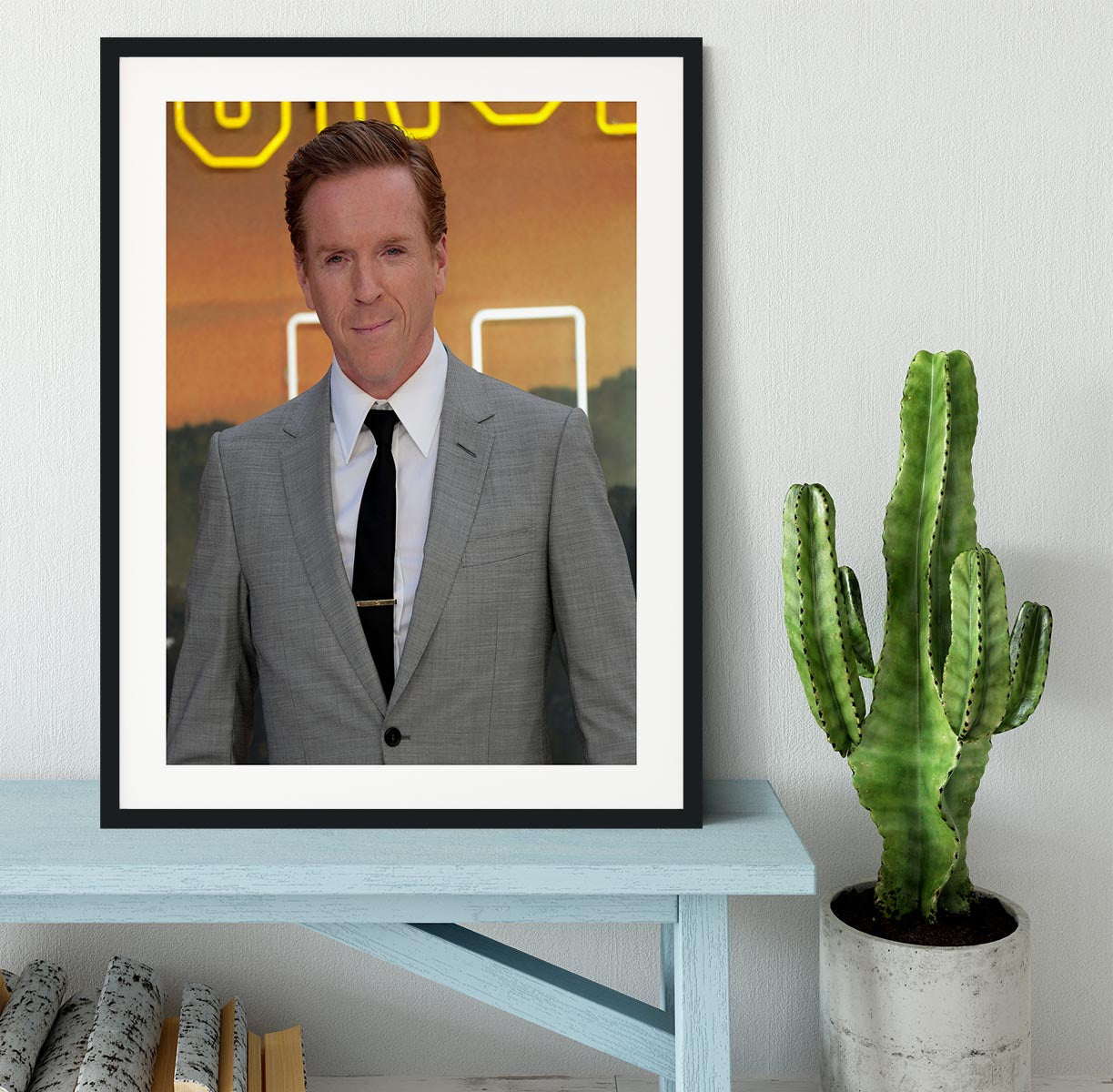 Damian Lewis Once Upon A Time In Hollywood Premiere UK Framed Print - Canvas Art Rocks - 1