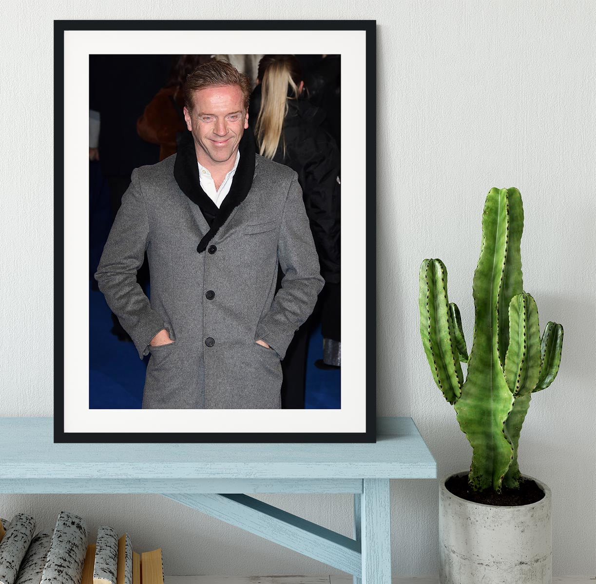 Damian Lewis on the red carpet Framed Print - Canvas Art Rocks - 1
