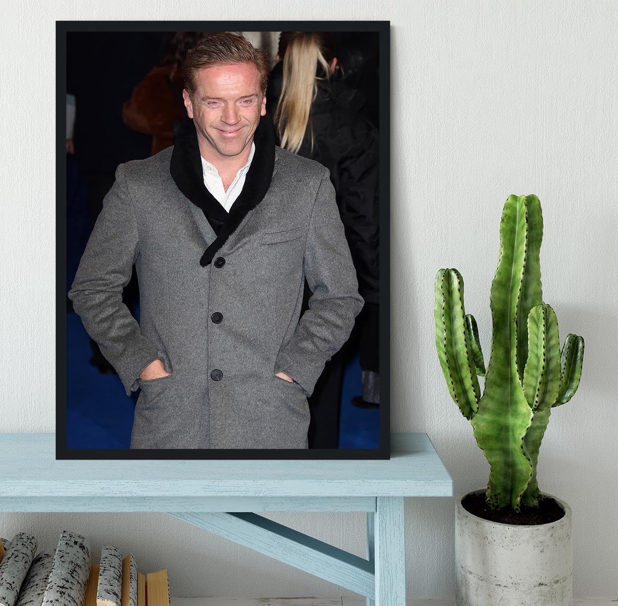 Damian Lewis on the red carpet Framed Print - Canvas Art Rocks - 2