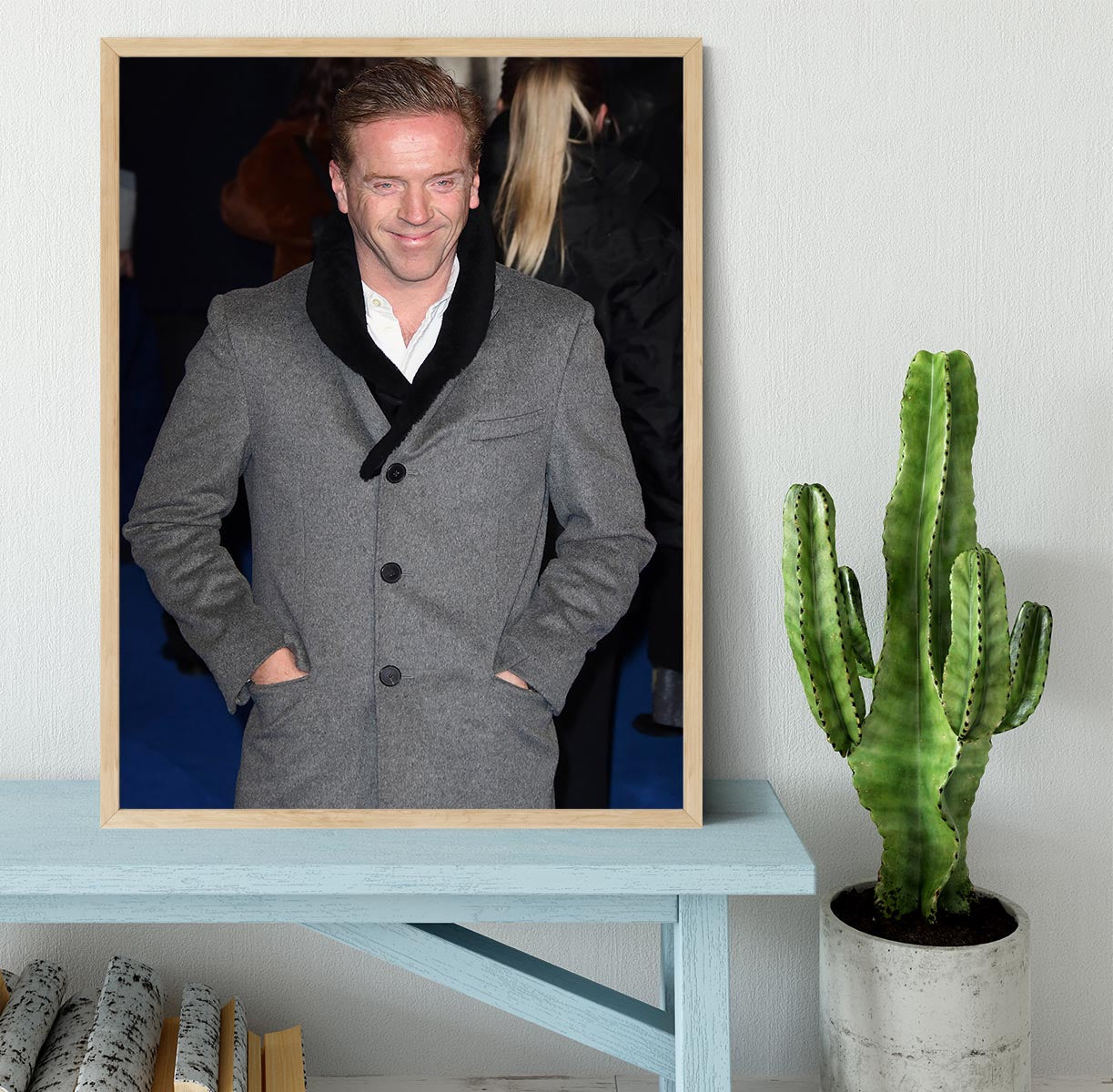 Damian Lewis on the red carpet Framed Print - Canvas Art Rocks - 4