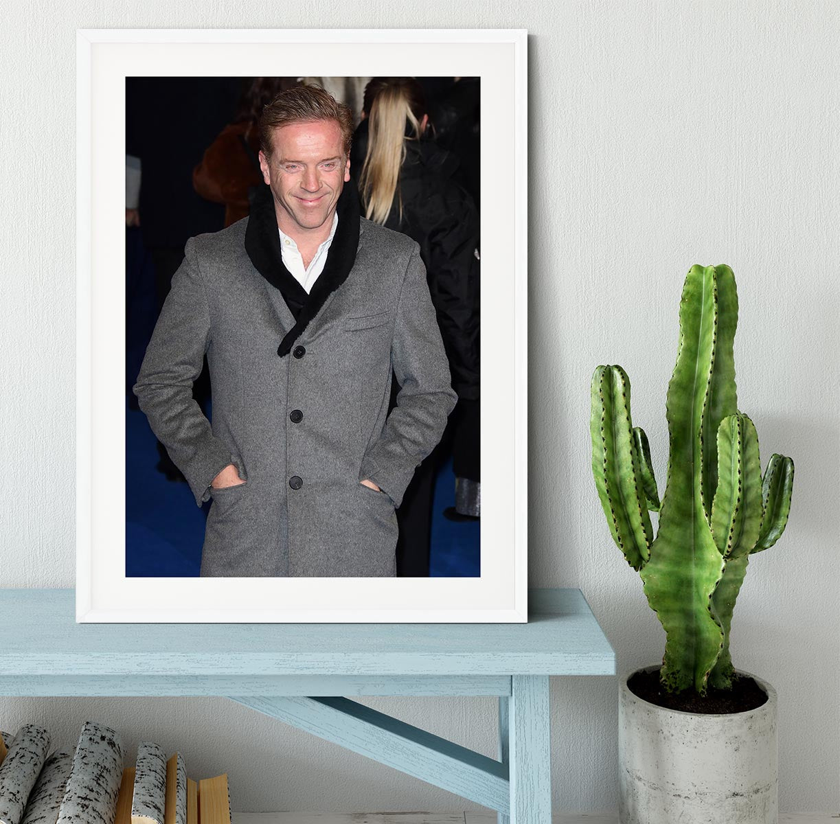 Damian Lewis on the red carpet Framed Print - Canvas Art Rocks - 5