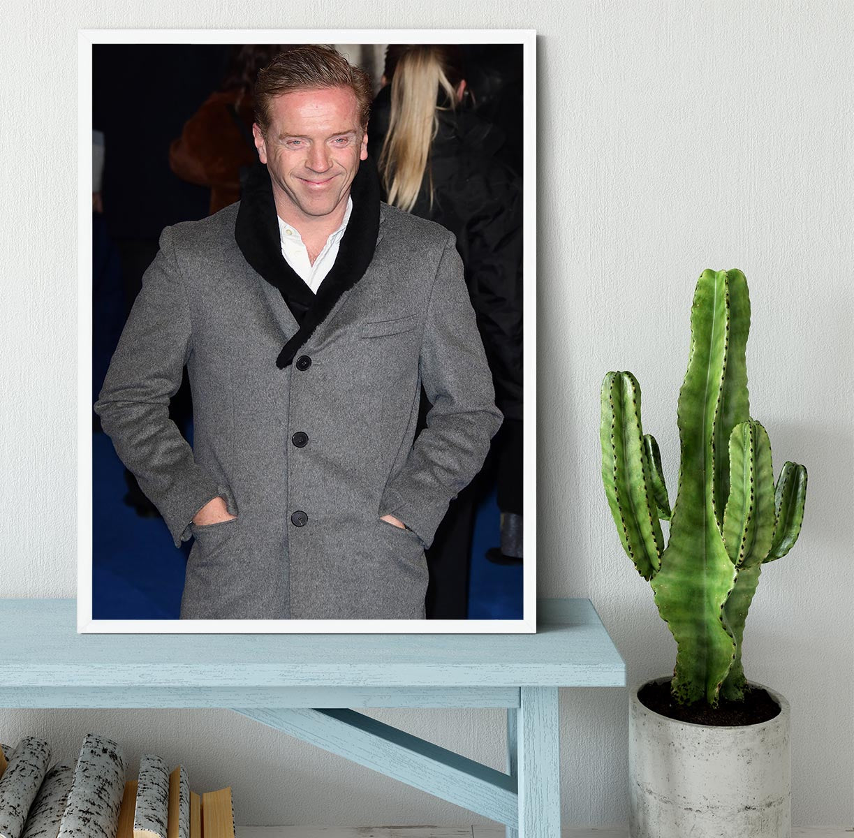 Damian Lewis on the red carpet Framed Print - Canvas Art Rocks -6