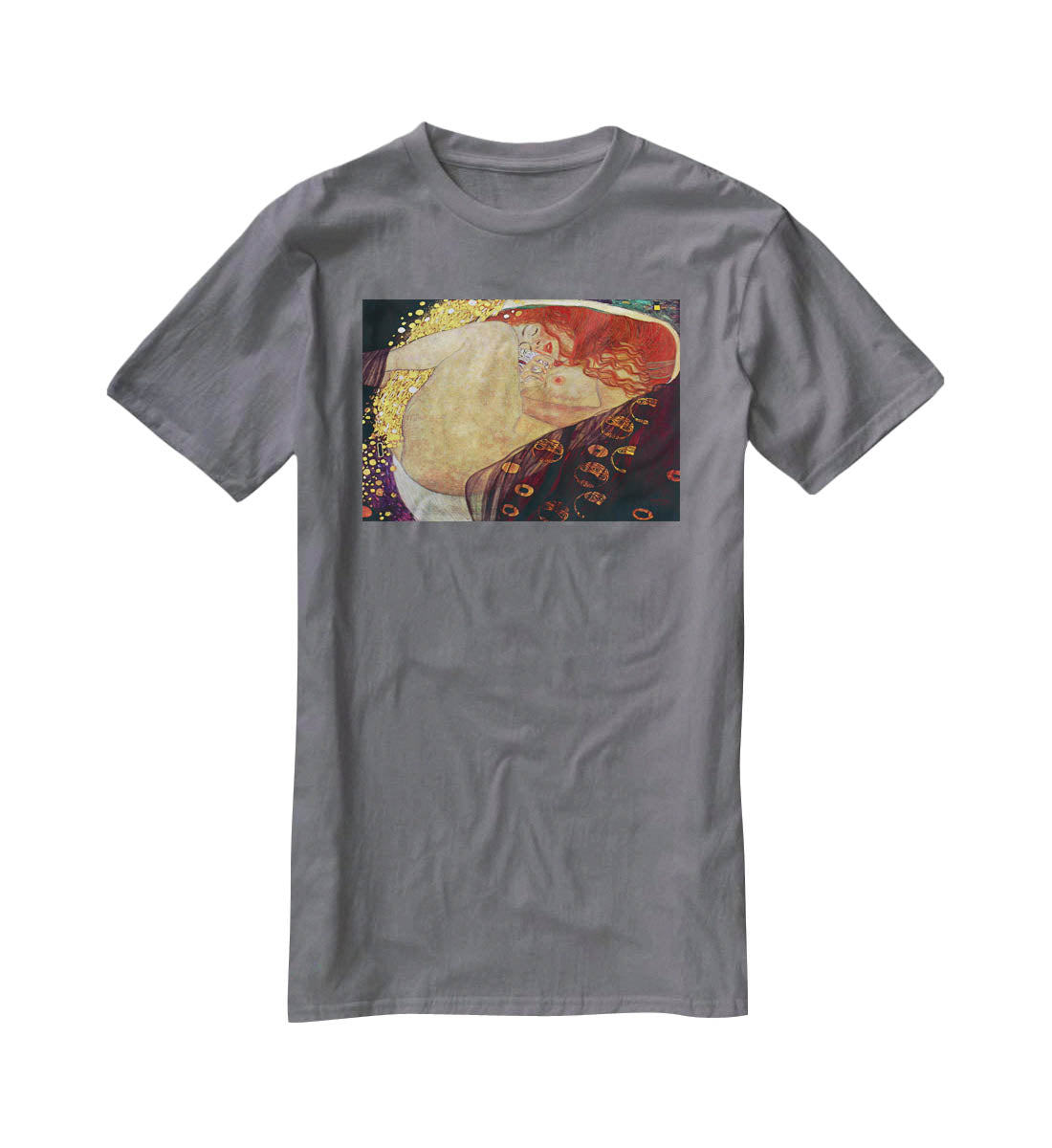 Danae by Klimt T-Shirt - Canvas Art Rocks - 3