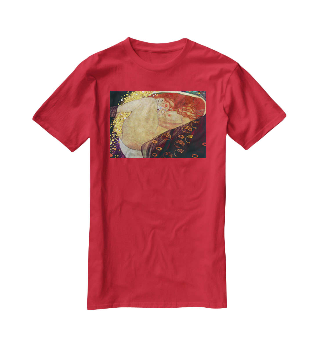 Danae by Klimt T-Shirt - Canvas Art Rocks - 4