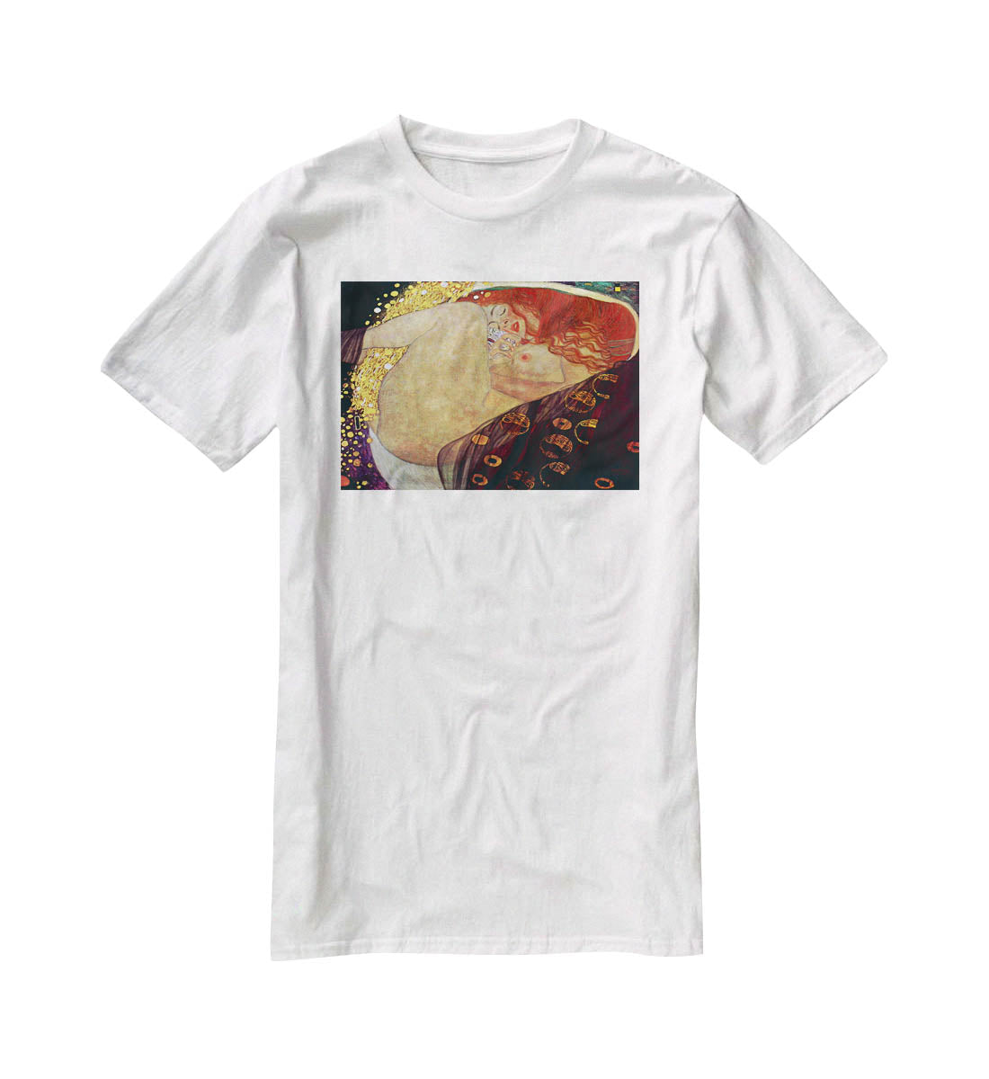 Danae by Klimt T-Shirt - Canvas Art Rocks - 5