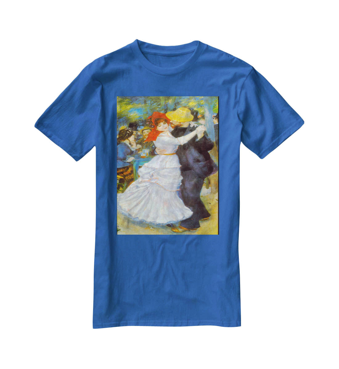 Dance at Bougival by Renoir T-Shirt - Canvas Art Rocks - 2
