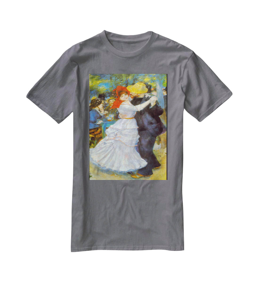 Dance at Bougival by Renoir T-Shirt - Canvas Art Rocks - 3