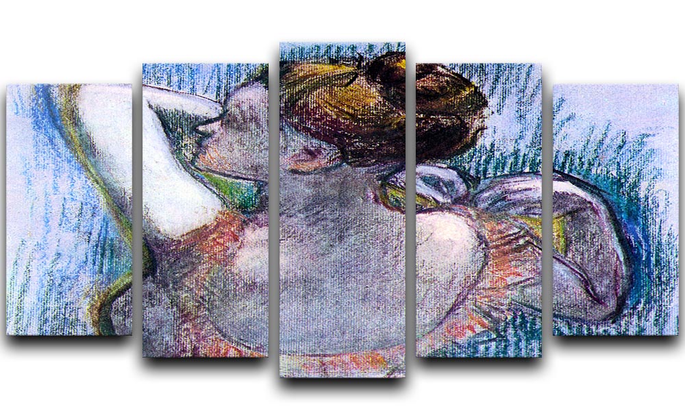 Dancer 1 by Degas 5 Split Panel Canvas - Canvas Art Rocks - 1