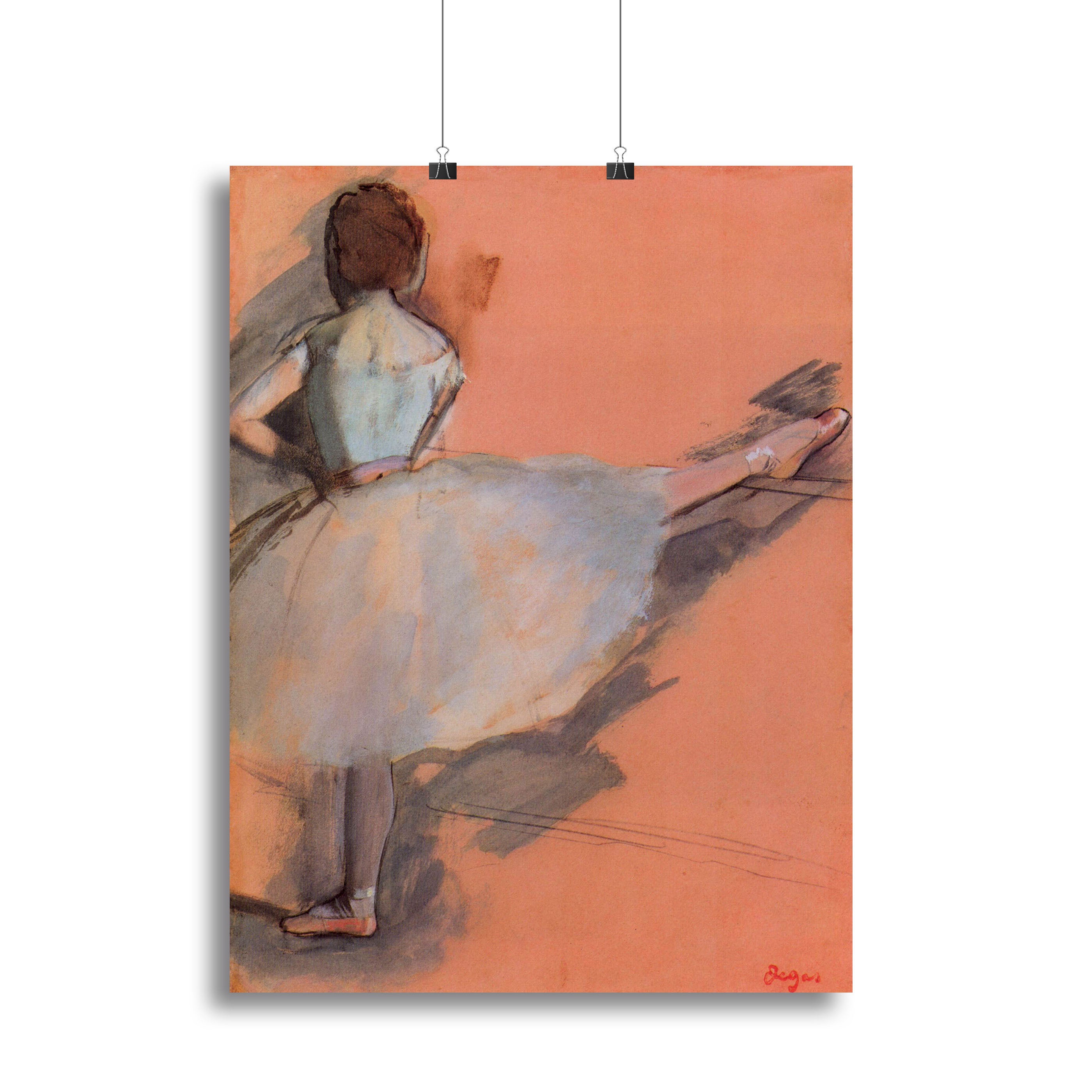 Dancer at the bar 1 by Degas Canvas Print or Poster - Canvas Art Rocks - 2