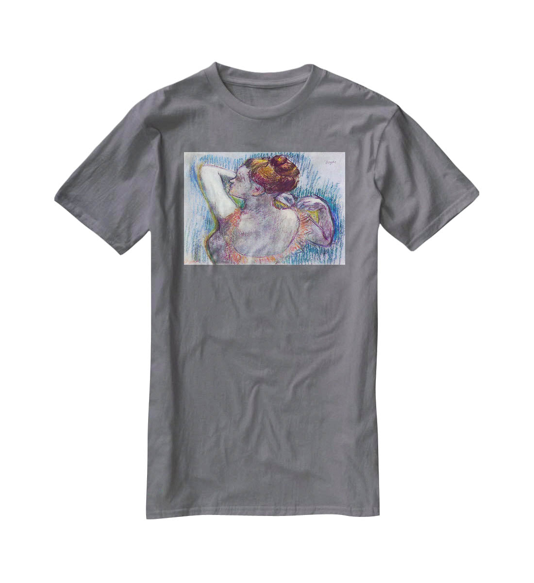 Dancer by Degas T-Shirt - Canvas Art Rocks - 3