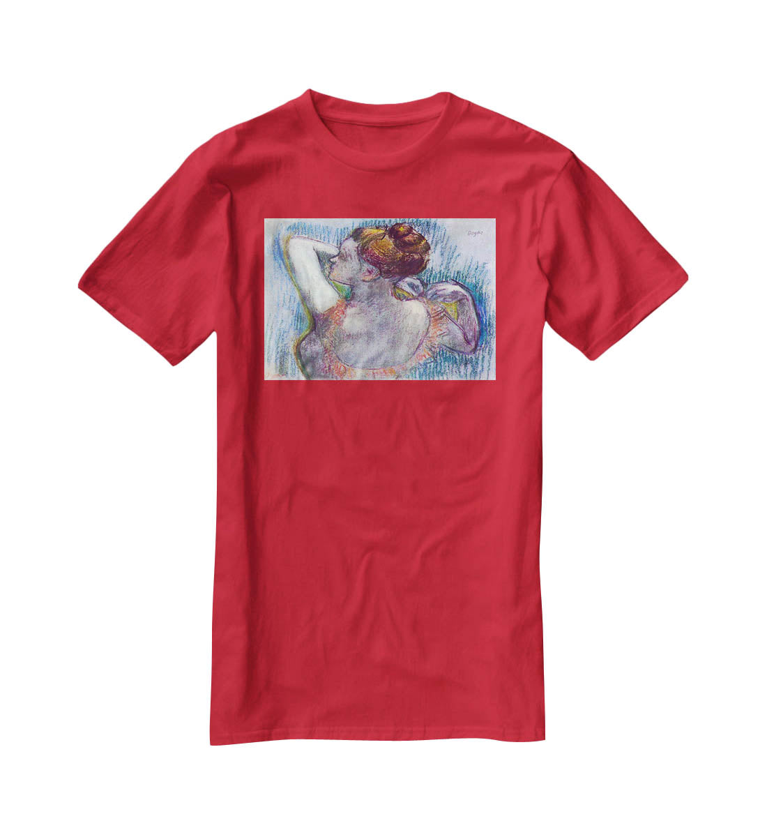 Dancer by Degas T-Shirt - Canvas Art Rocks - 4