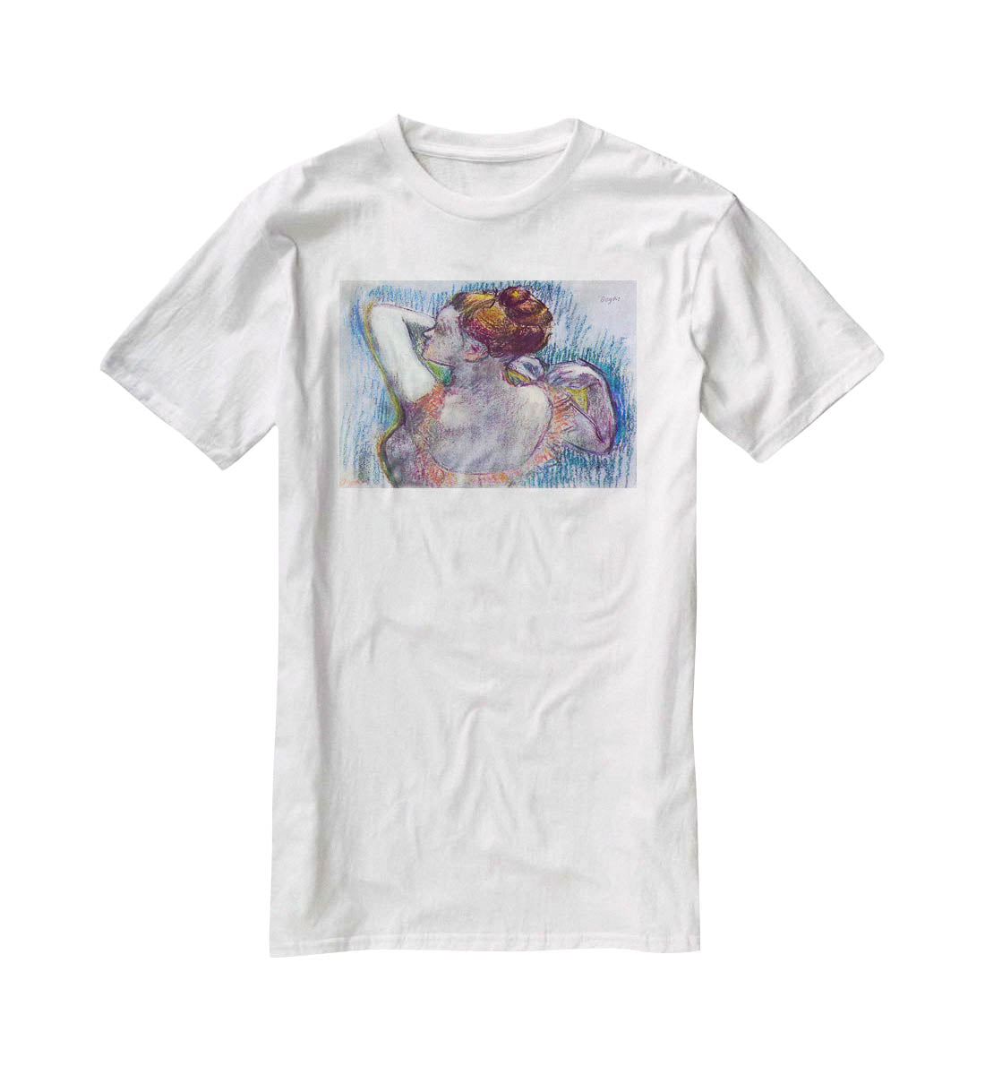 Dancer by Degas T-Shirt - Canvas Art Rocks - 5
