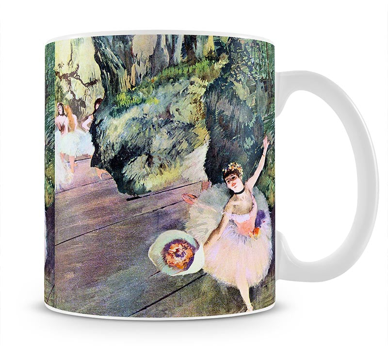 Dancer with a bouquet of flowers The Star of the ballet by Degas Mug - Canvas Art Rocks - 1