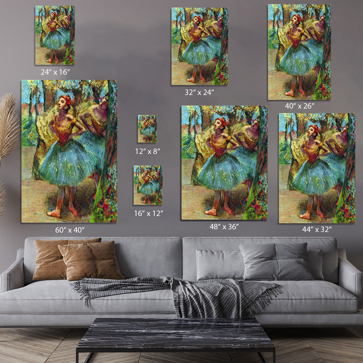 Dancers 2 by Degas Canvas Print or Poster - Canvas Art Rocks - 7
