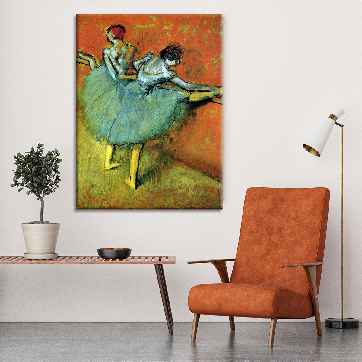 Dancers at the bar 1 by Degas Canvas Print or Poster - Canvas Art Rocks - 6