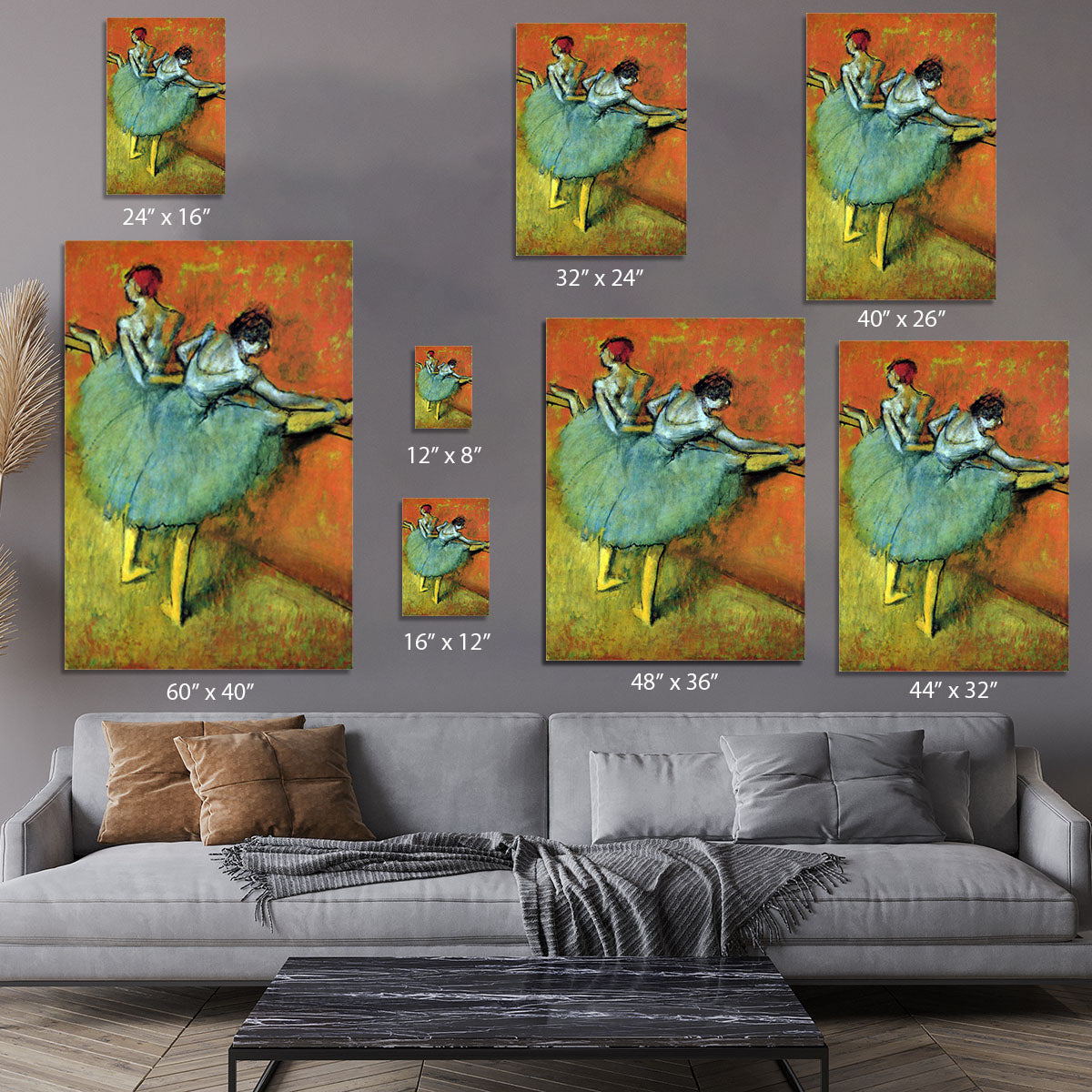 Dancers at the bar 1 by Degas Canvas Print or Poster - Canvas Art Rocks - 7