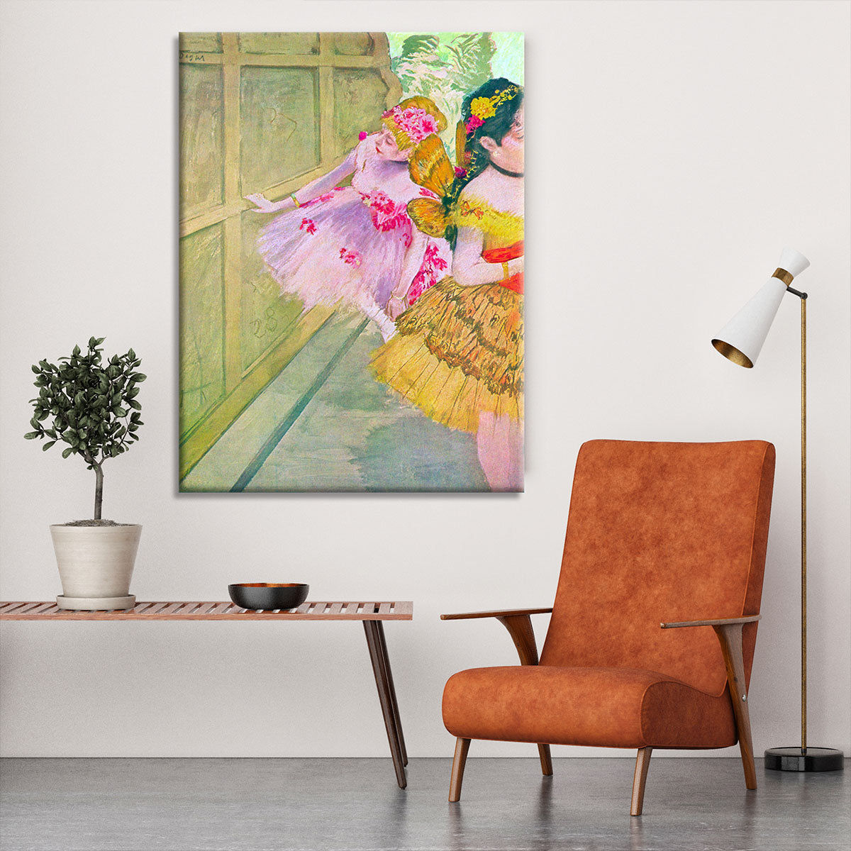 Dancers behind a backdrop by Degas Canvas Print or Poster - Canvas Art Rocks - 6