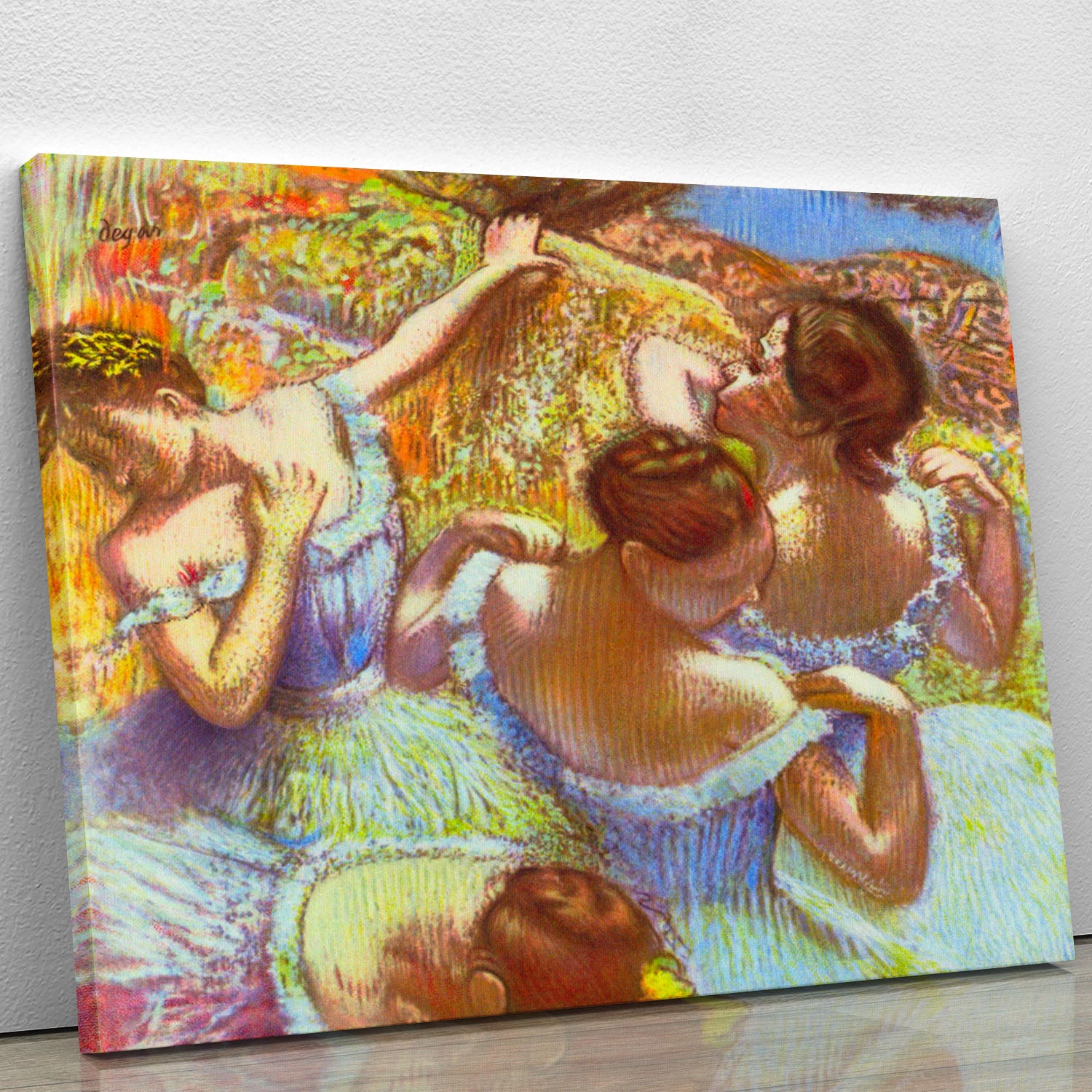 Dancers in blue by Degas Canvas Print or Poster - Canvas Art Rocks - 1