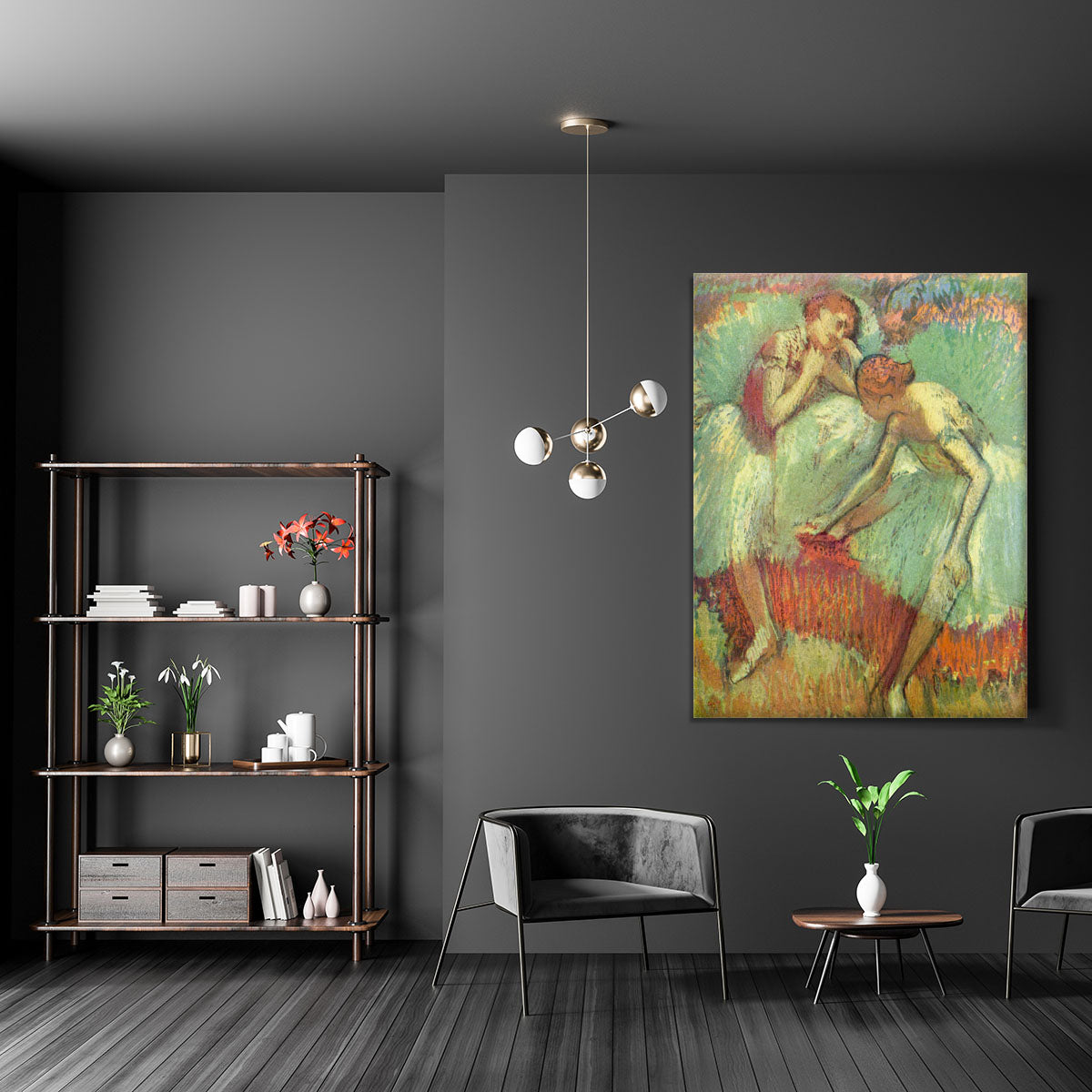 Dancers in green by Degas Canvas Print or Poster - Canvas Art Rocks - 5