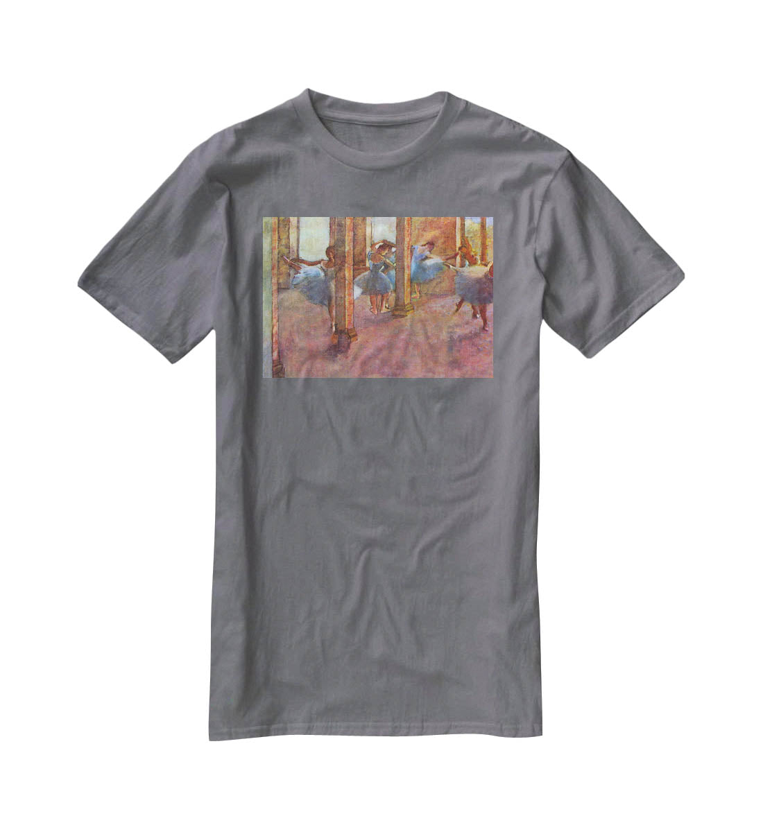 Dancers in the Foyer by Degas T-Shirt - Canvas Art Rocks - 3