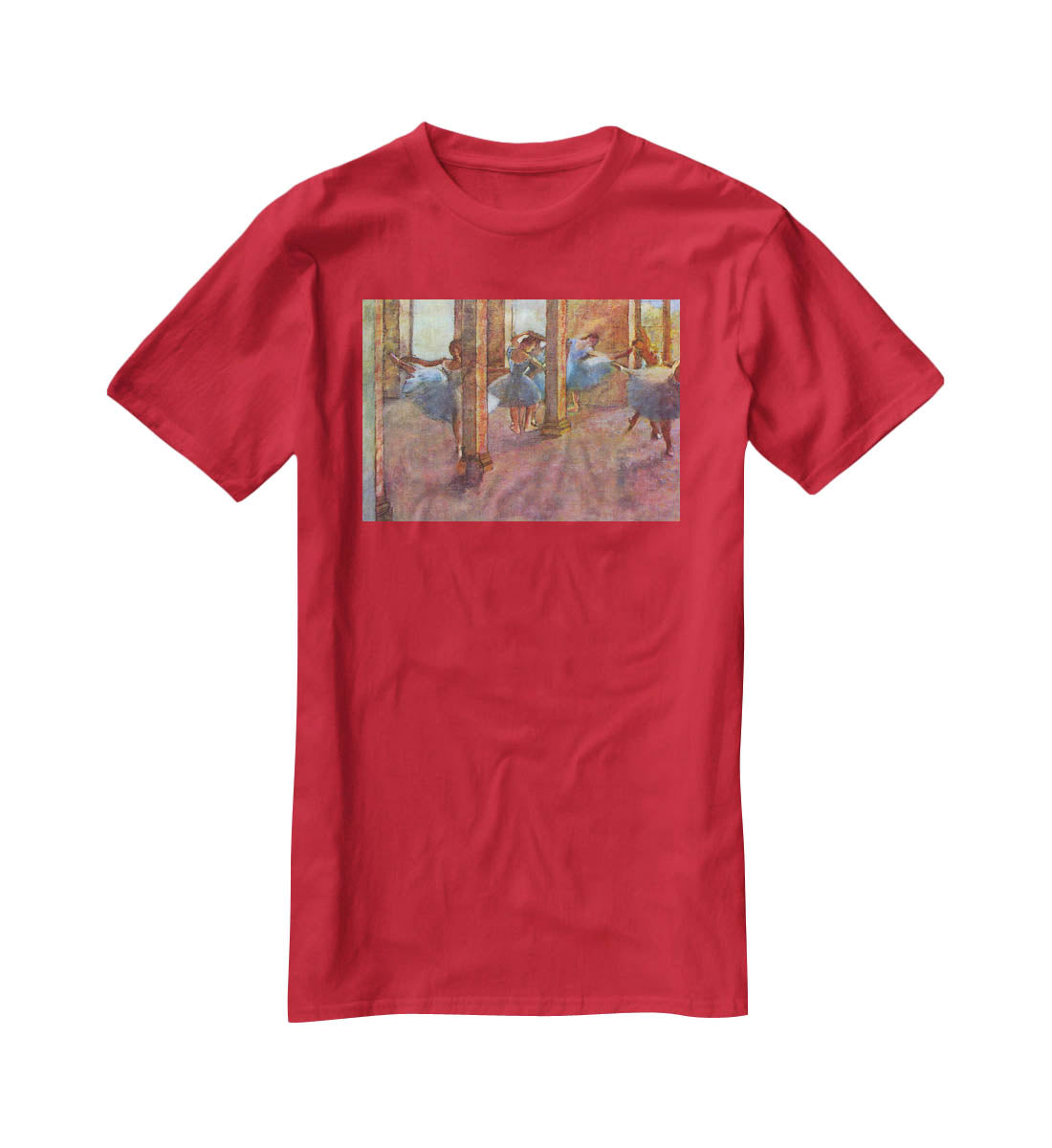 Dancers in the Foyer by Degas T-Shirt - Canvas Art Rocks - 4