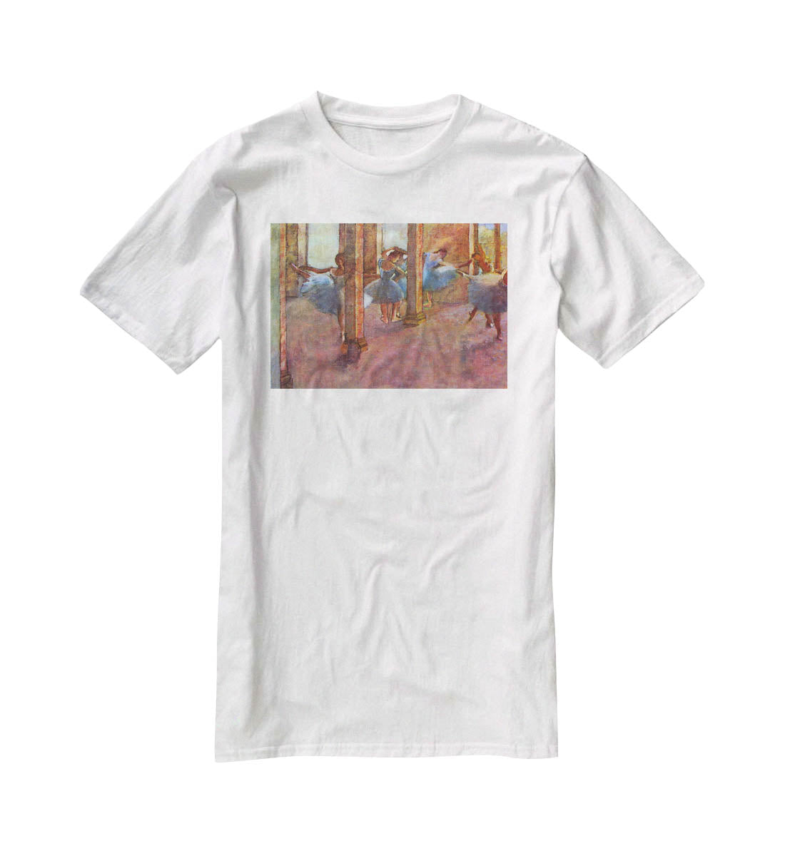 Dancers in the Foyer by Degas T-Shirt - Canvas Art Rocks - 5
