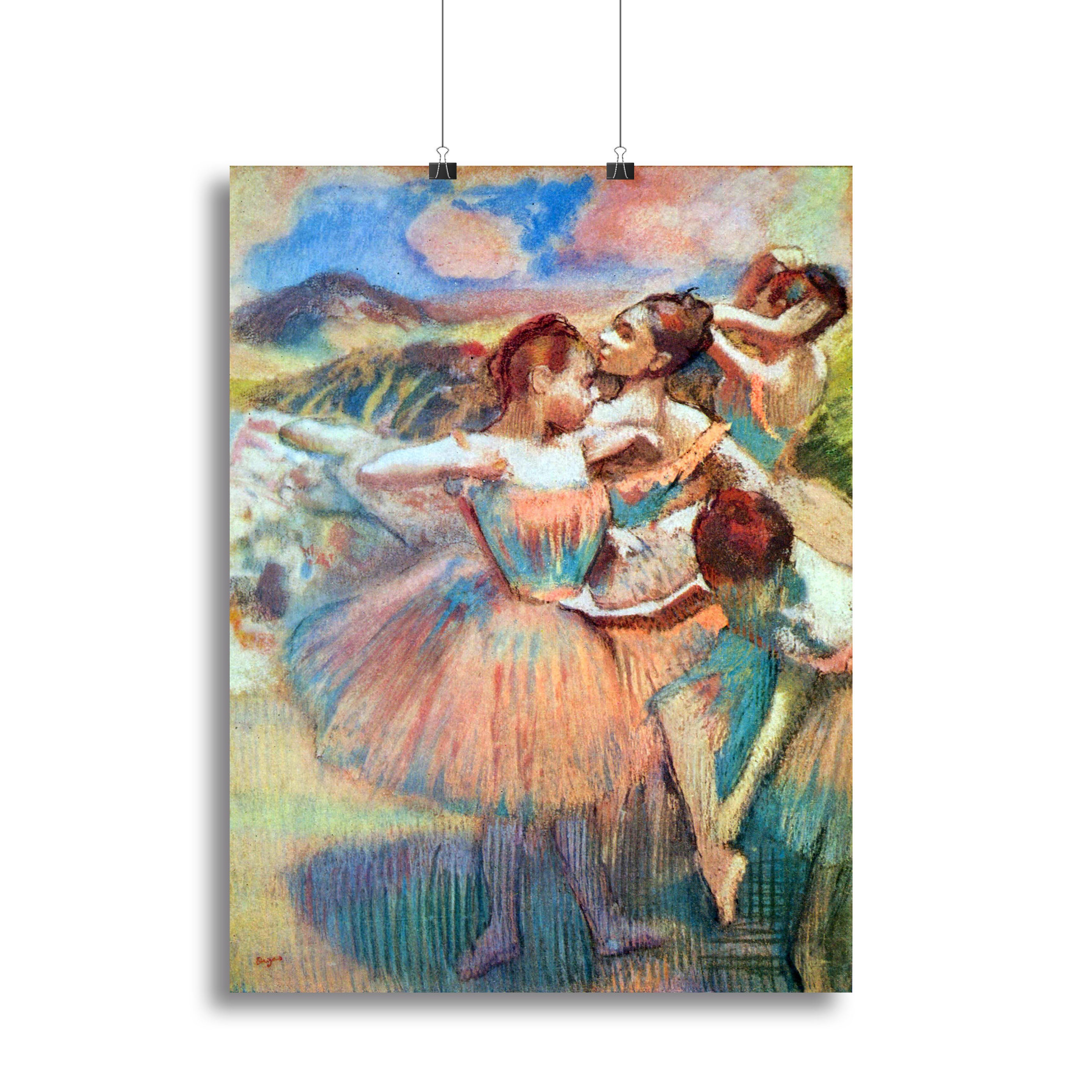 Dancers in the landscape by Degas Canvas Print or Poster - Canvas Art Rocks - 2