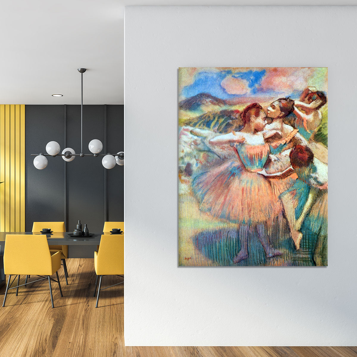 Dancers in the landscape by Degas Canvas Print or Poster - Canvas Art Rocks - 4