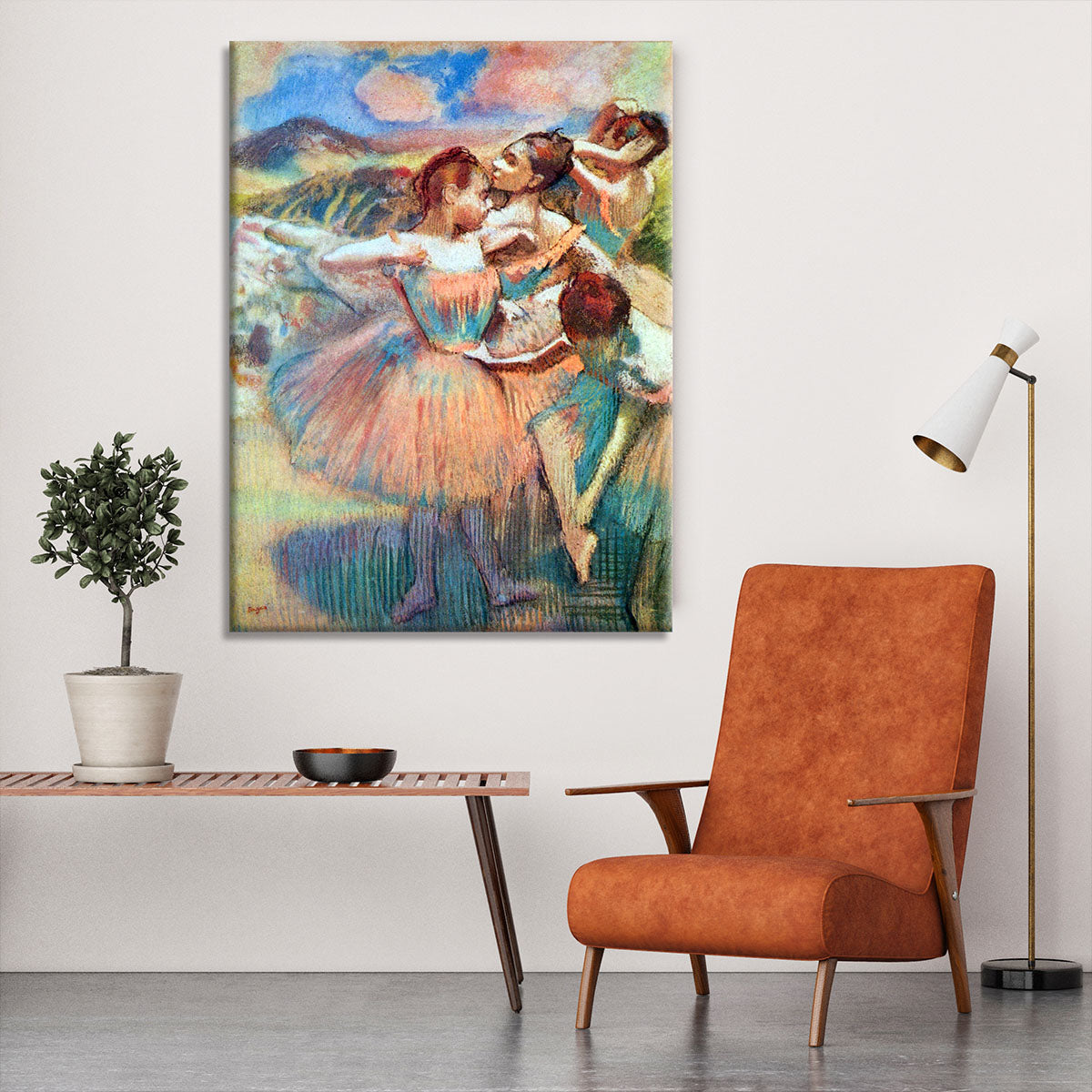 Dancers in the landscape by Degas Canvas Print or Poster - Canvas Art Rocks - 6