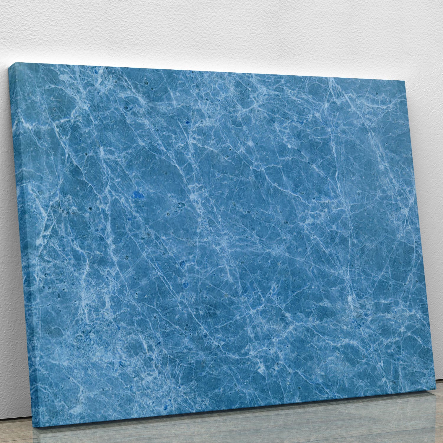 Dark Blue Marble Canvas Print or Poster - Canvas Art Rocks - 1