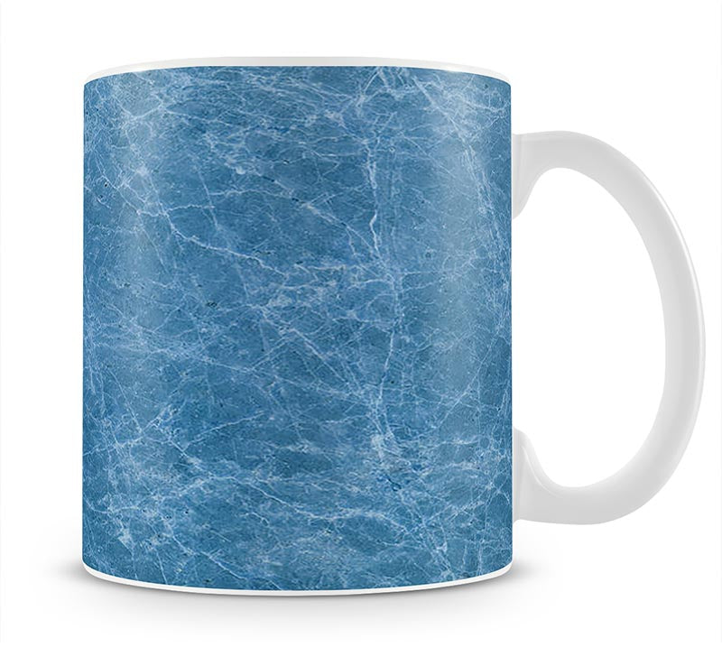 Dark Blue Marble Mug - Canvas Art Rocks - 1