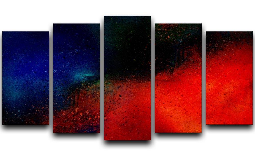 Dark Mist 5 Split Panel Canvas  - Canvas Art Rocks - 1
