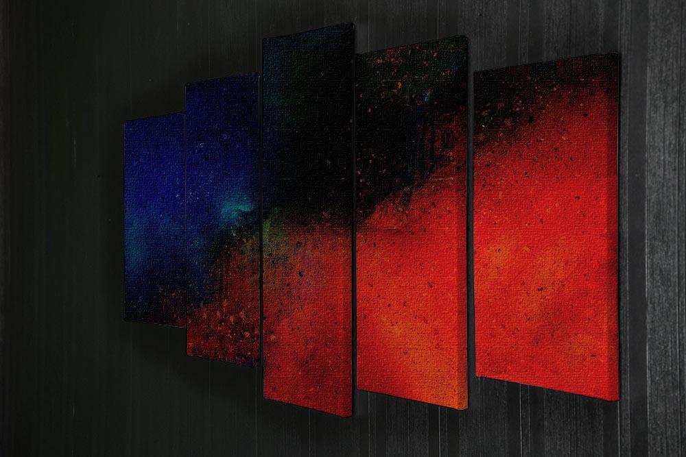 Dark Mist 5 Split Panel Canvas - Canvas Art Rocks - 2