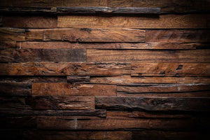 Dark wood texture Wall Mural Wallpaper - Canvas Art Rocks - 1