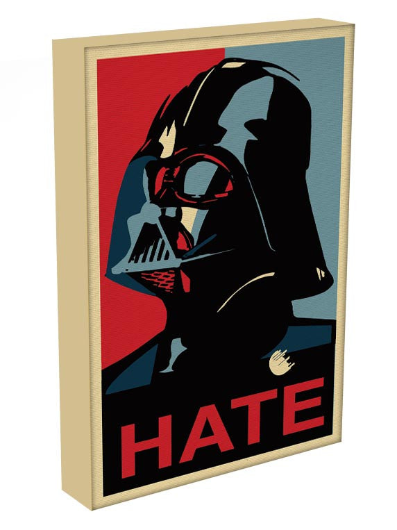 Darth Vader Hate Pop Art Print - Canvas Art Rocks - 3