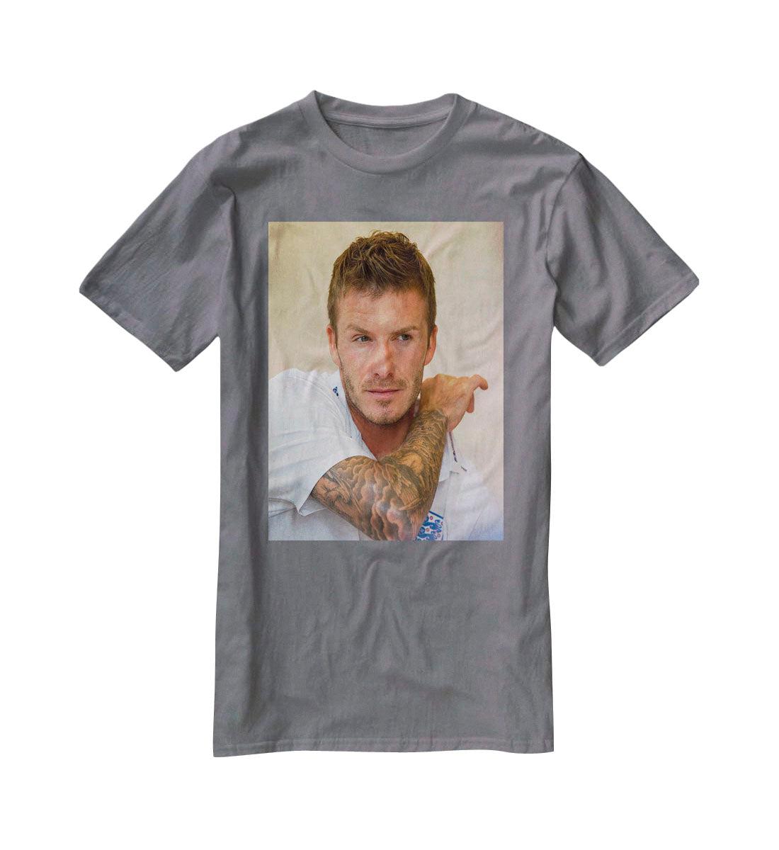David Beckham T-Shirt - Canvas Art Rocks - 3