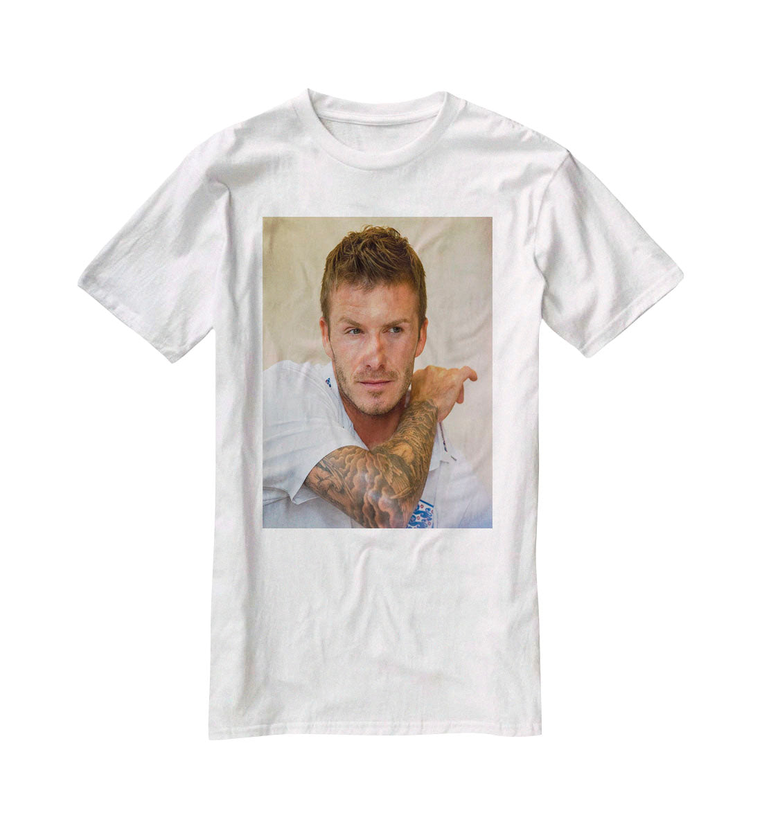 David Beckham T-Shirt - Canvas Art Rocks - 5