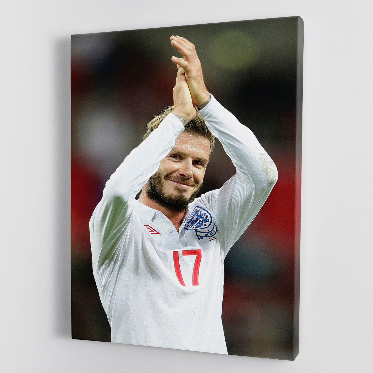 David Beckham playing for England Canvas Print or Poster - Canvas Art Rocks - 1