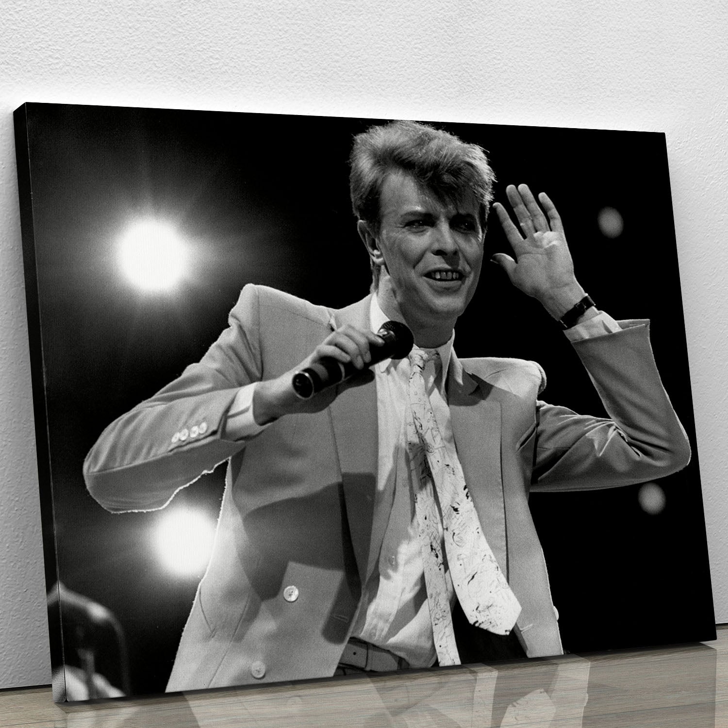 David Bowie in concert Canvas Print or Poster - Canvas Art Rocks - 1