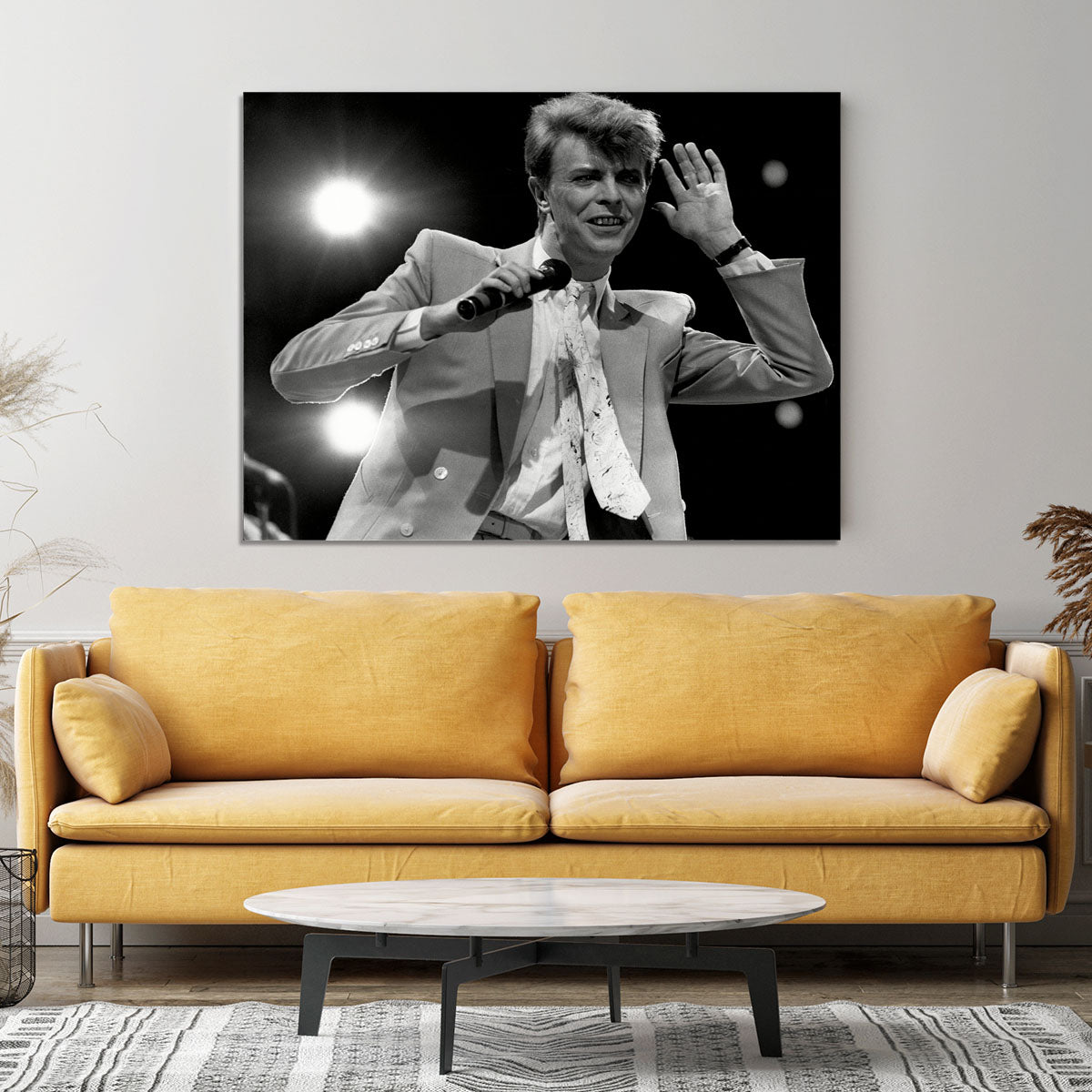 David Bowie in concert Canvas Print or Poster - Canvas Art Rocks - 4