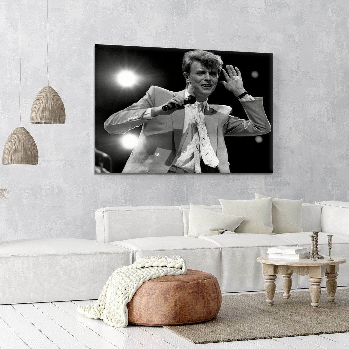 David Bowie in concert Canvas Print or Poster - Canvas Art Rocks - 6