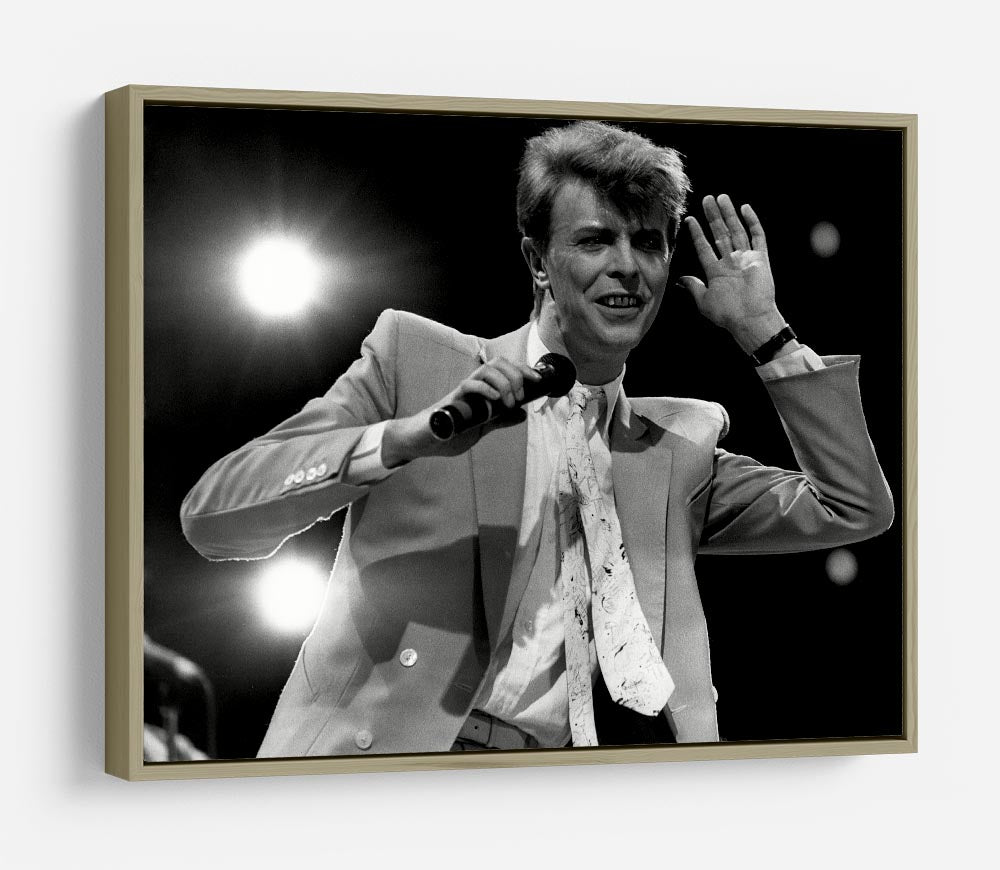David Bowie in concert HD Metal Print