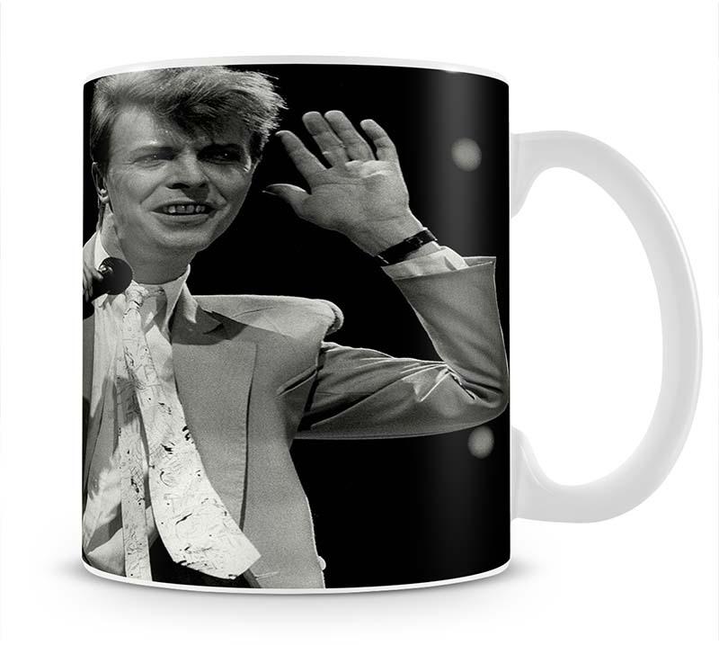 David Bowie in concert Mug - Canvas Art Rocks - 1