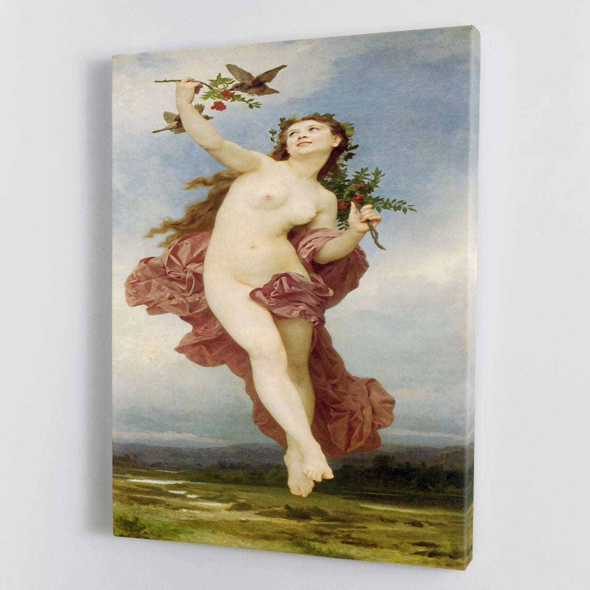 Day By Bouguereau Canvas Print or Poster - Canvas Art Rocks - 1