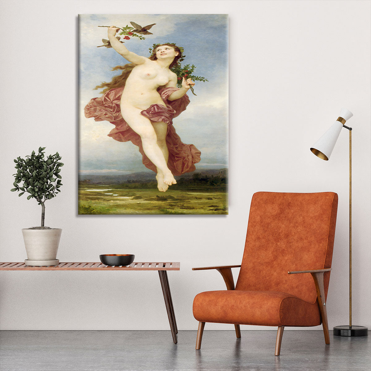 Day By Bouguereau Canvas Print or Poster - Canvas Art Rocks - 6