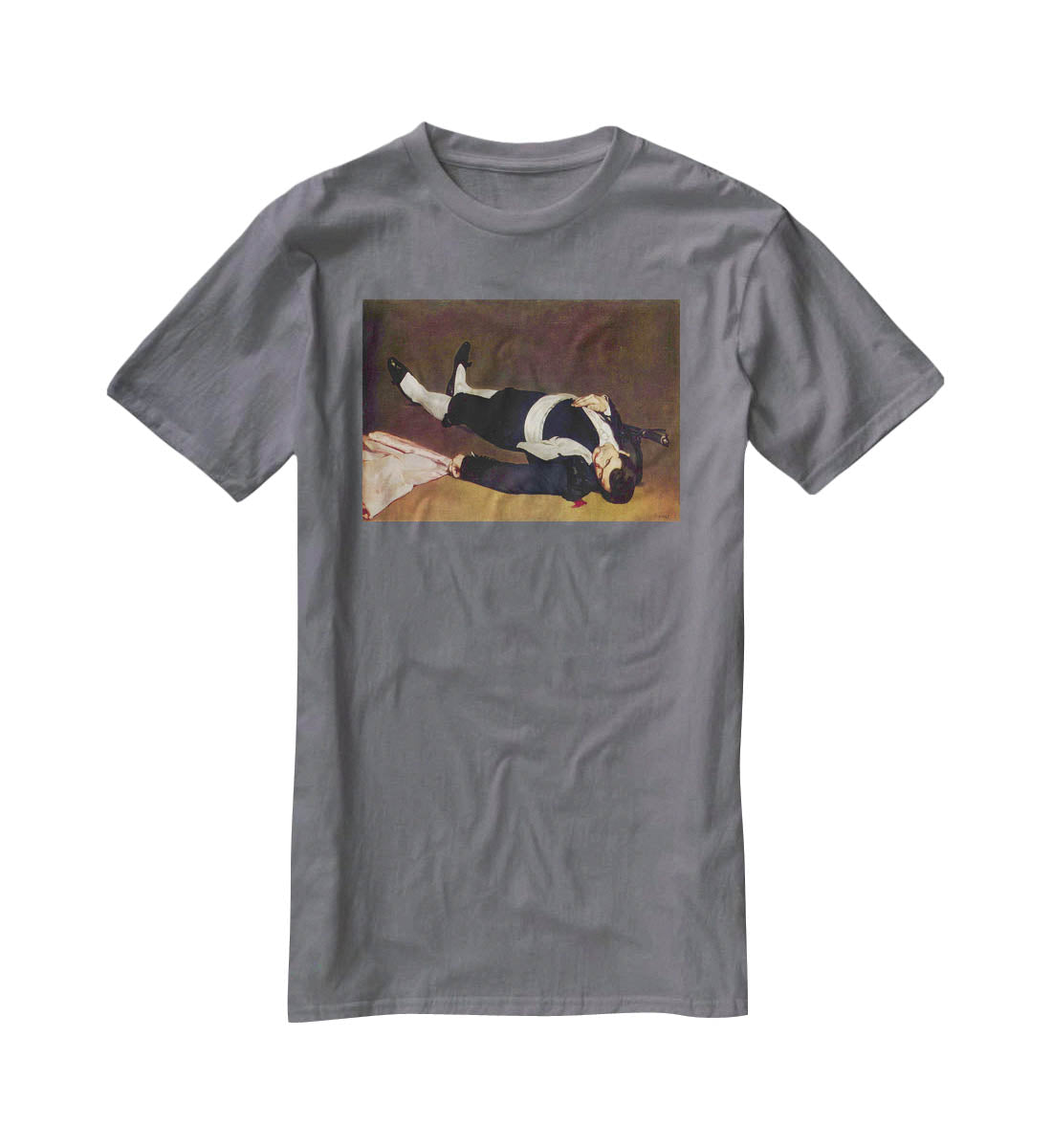 Dead Torero by Manet T-Shirt - Canvas Art Rocks - 3